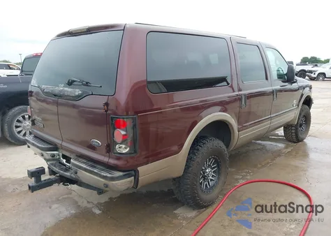 2001 Ford Excursion Limited z USA, uszkodzony, nr VIN 1FMNU43S01EC46254